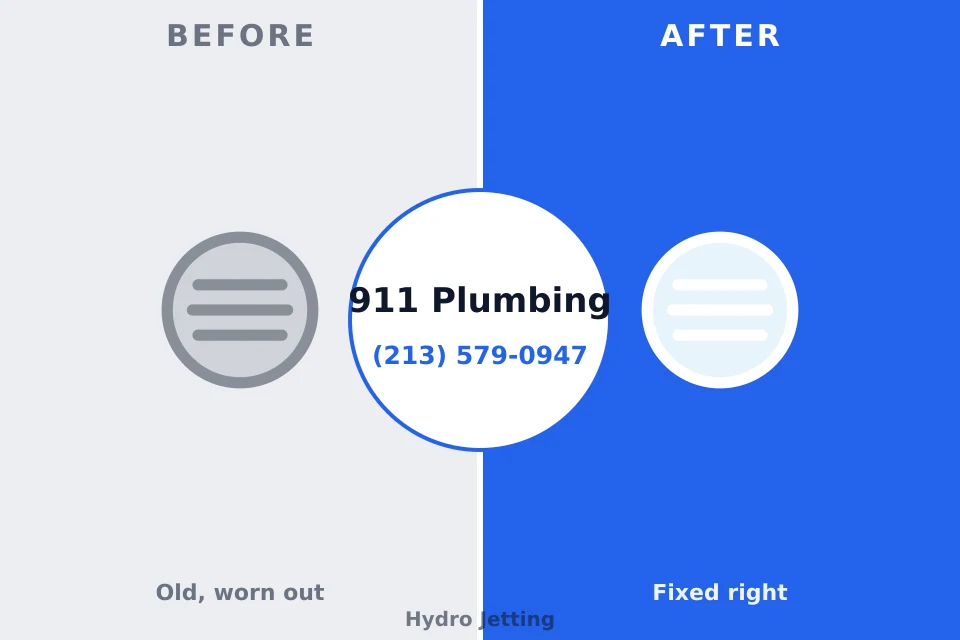 Before and after: plumbing company Bristow, OK